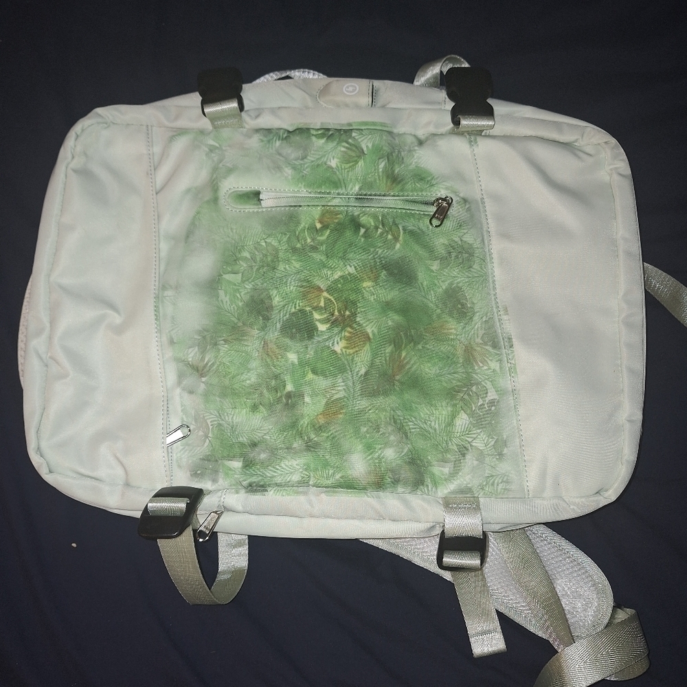 Convertible Backpack Luggage Expandable USB Port
